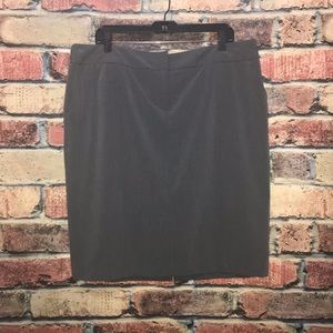 Classic Gray Pencil Skirt